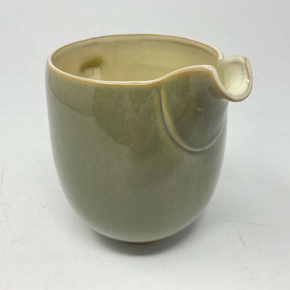 Denby Fire (retired) Stoneware Sage Gravy Boat Jug - Picture 3 of 8